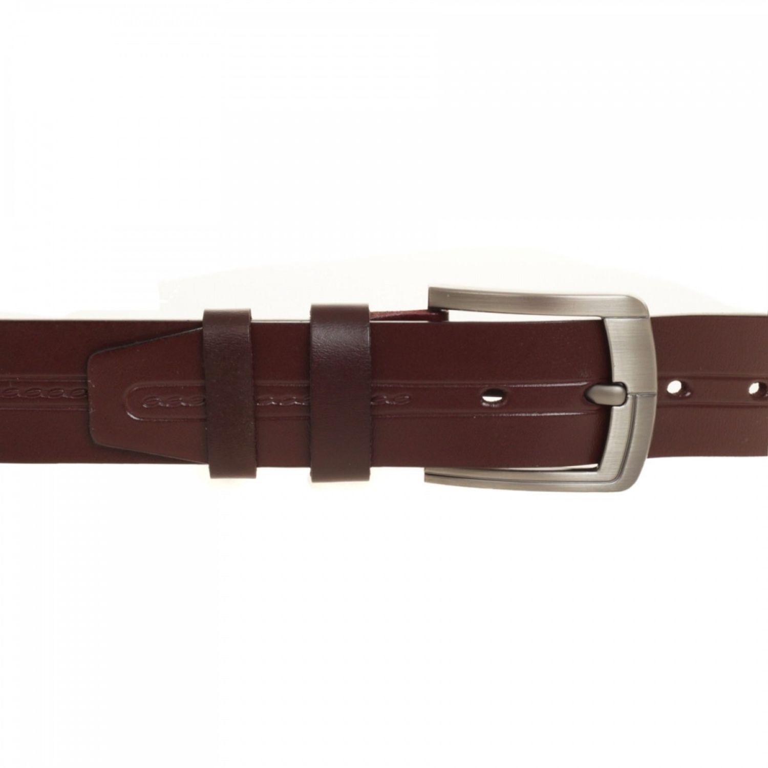Curea din piele pentru barbati, PAMI,CRB-0922-164-Grena, 95 cm fotografia produsului View 3 L