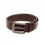Curea din piele pentru barbati, PAMI,CRB-0922-164-Grena, 95 cm fotografia produsului