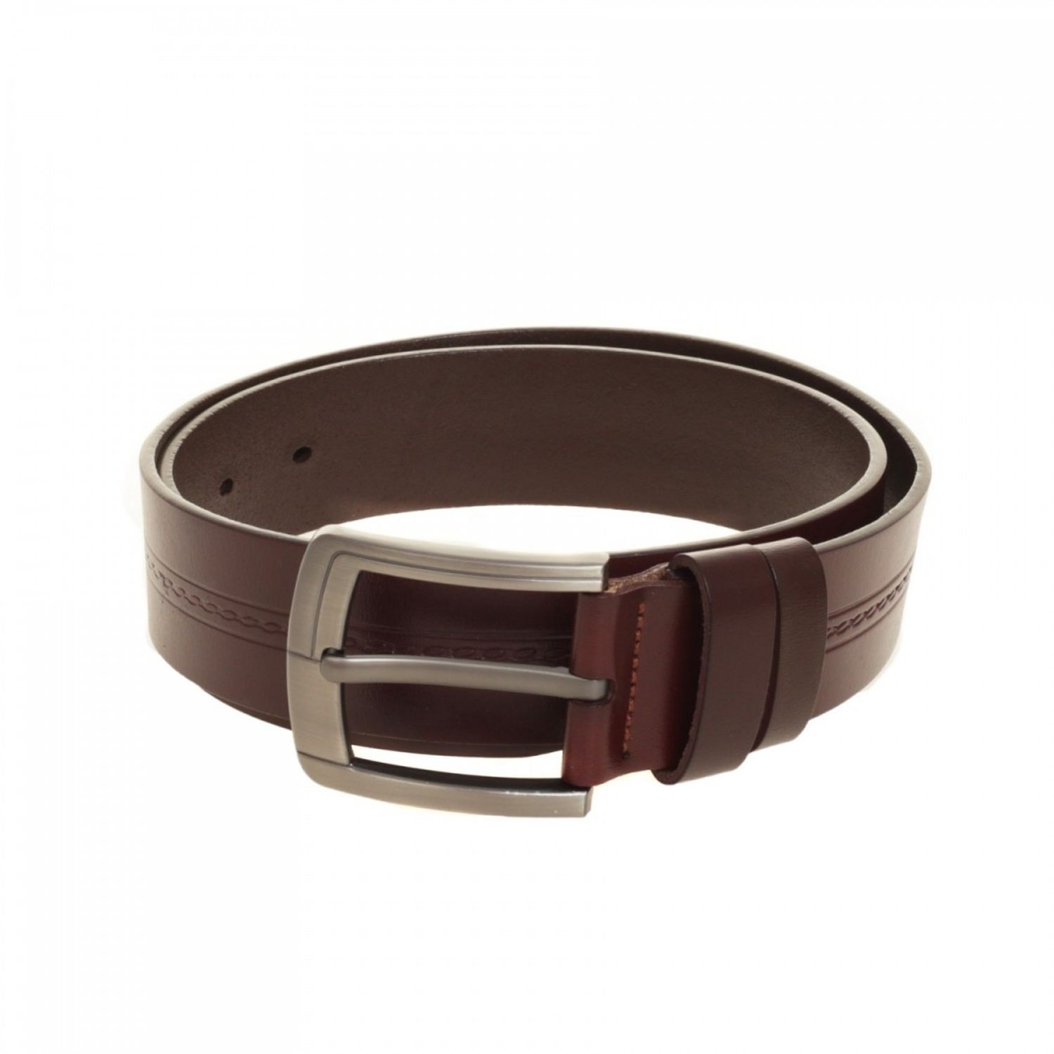 Curea din piele pentru barbati, PAMI,CRB-0922-164-Grena, 95 cm fotografia produsului