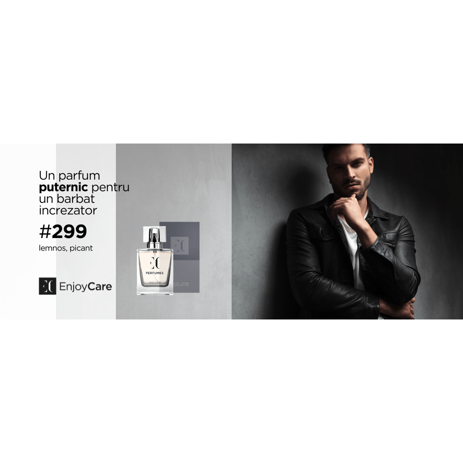 Parfum EC 299 barbati, Lemnos/Picant/Ambrat 50 ml fotografia produsului View 2 L