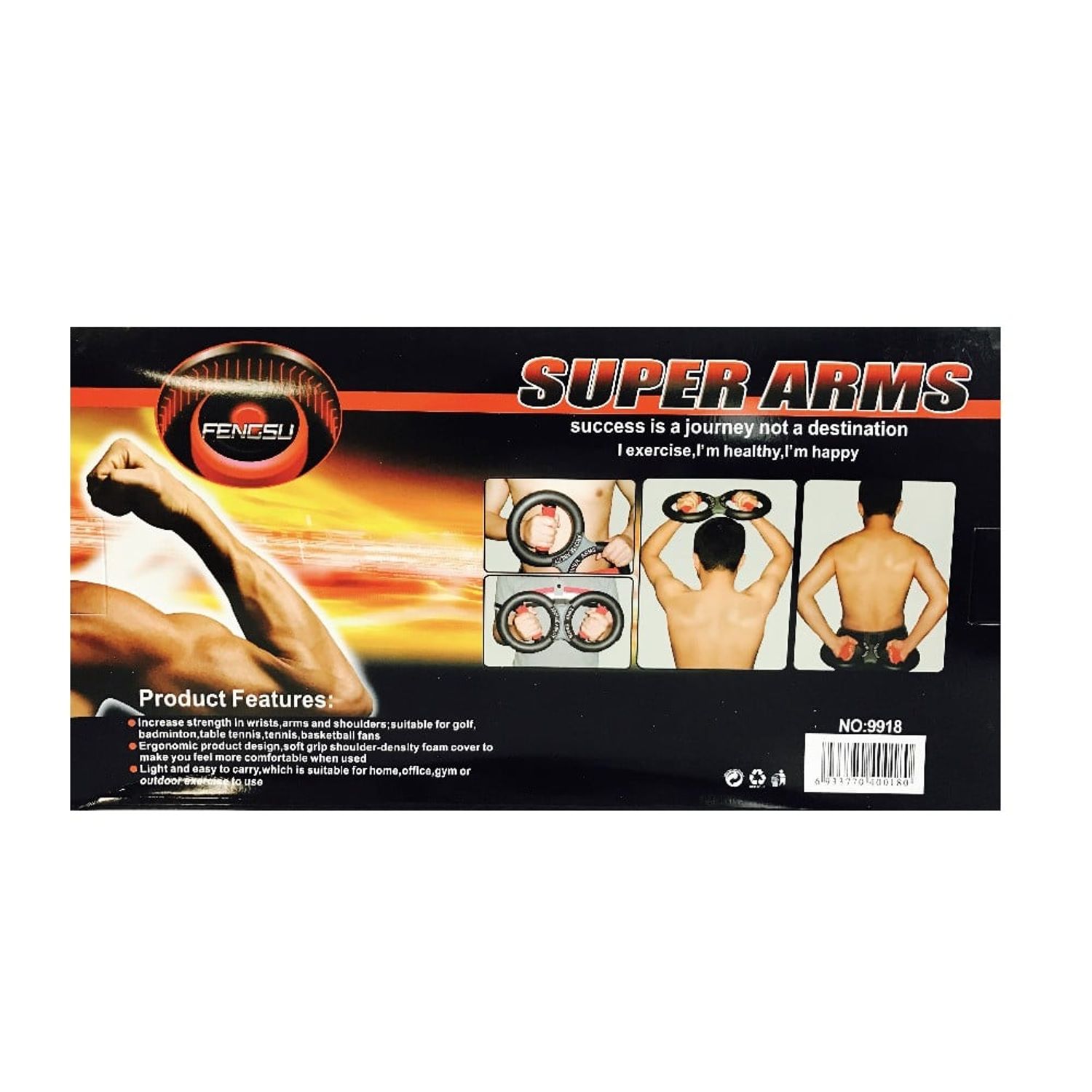 Flexor pentru intarirea incheieturilor mainilor, bratelor si a umerilor, galben fotografia produsului View 2 L