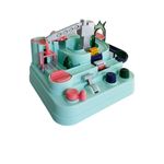 Set circuit 2 masinute cu macara si rampe actionate manual fotografia produsului