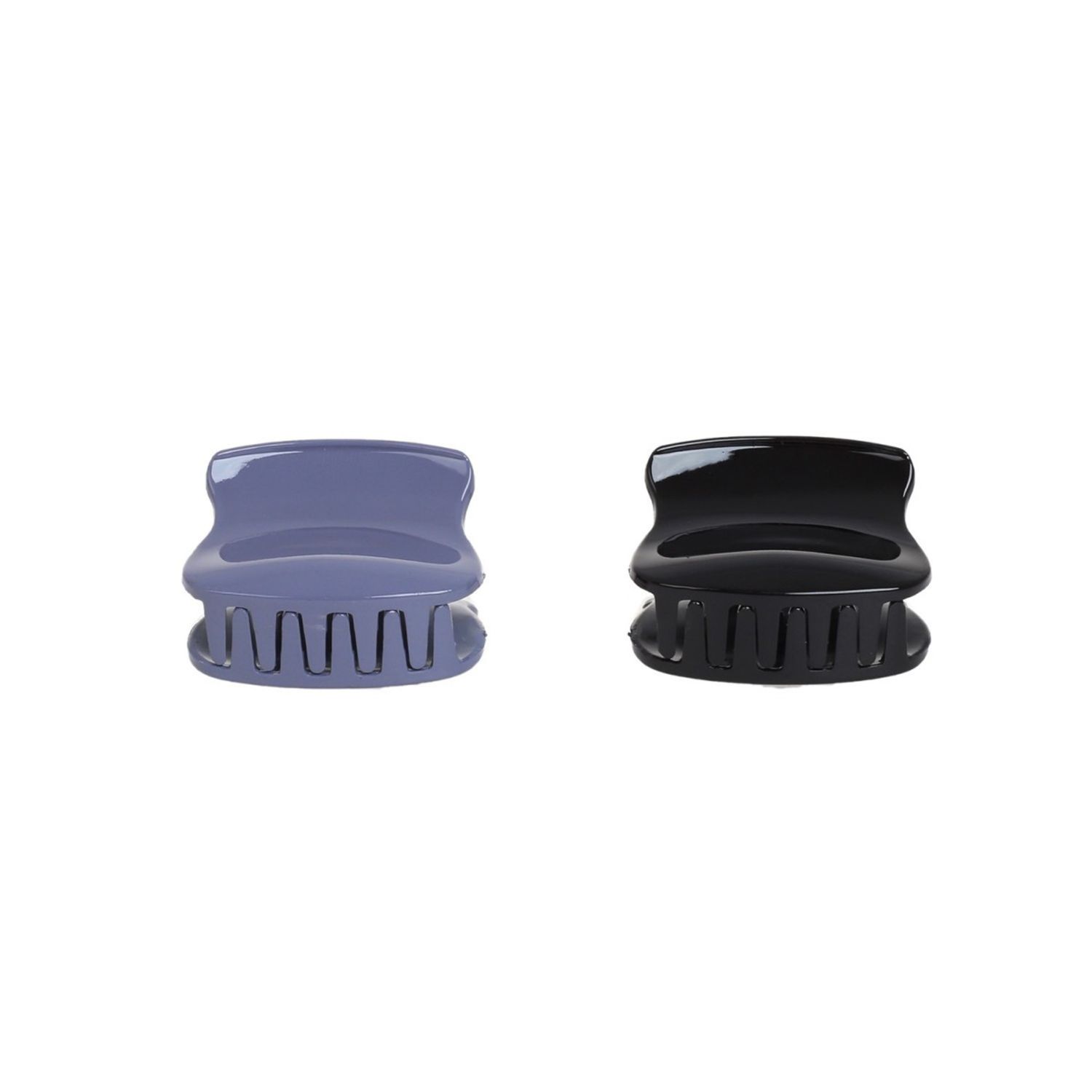 Set 2 clesti de par Dama plastic PAMI, 5cm, AP-D621-448 Bleu fotografia produsului View 2 L