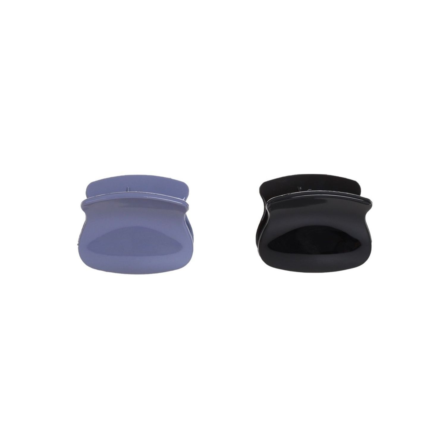 Set 2 clesti de par Dama plastic PAMI, 5cm, AP-D621-448 Bleu fotografia produsului View 4 L