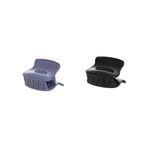 Set 2 clesti de par Dama plastic PAMI, 5cm, AP-D621-448 Bleu fotografia produsului