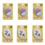Set 6 martisoare tip brosa brodata, PAMI, VBR-10 fotografia produsului