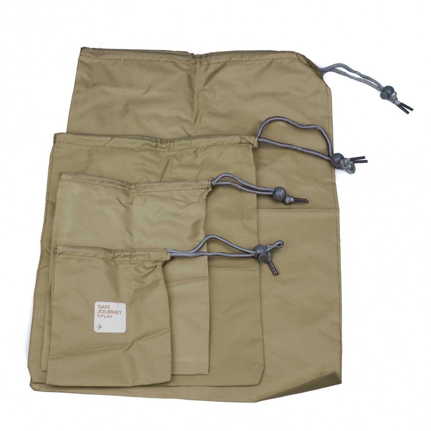 Set 4 saculeti de calatorie, GT1218-413 Kaki fotografia produsului View 3 L