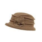 Caciula de dama tip palarie Pami D17-613 Beige fotografia produsului