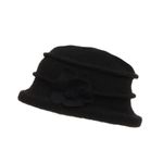 Caciula de dama tip palarie Pami D17-613 Negru fotografia produsului