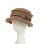 Caciula de dama tip palarie Pami D17-613 Beige fotografia produsului View 5 S