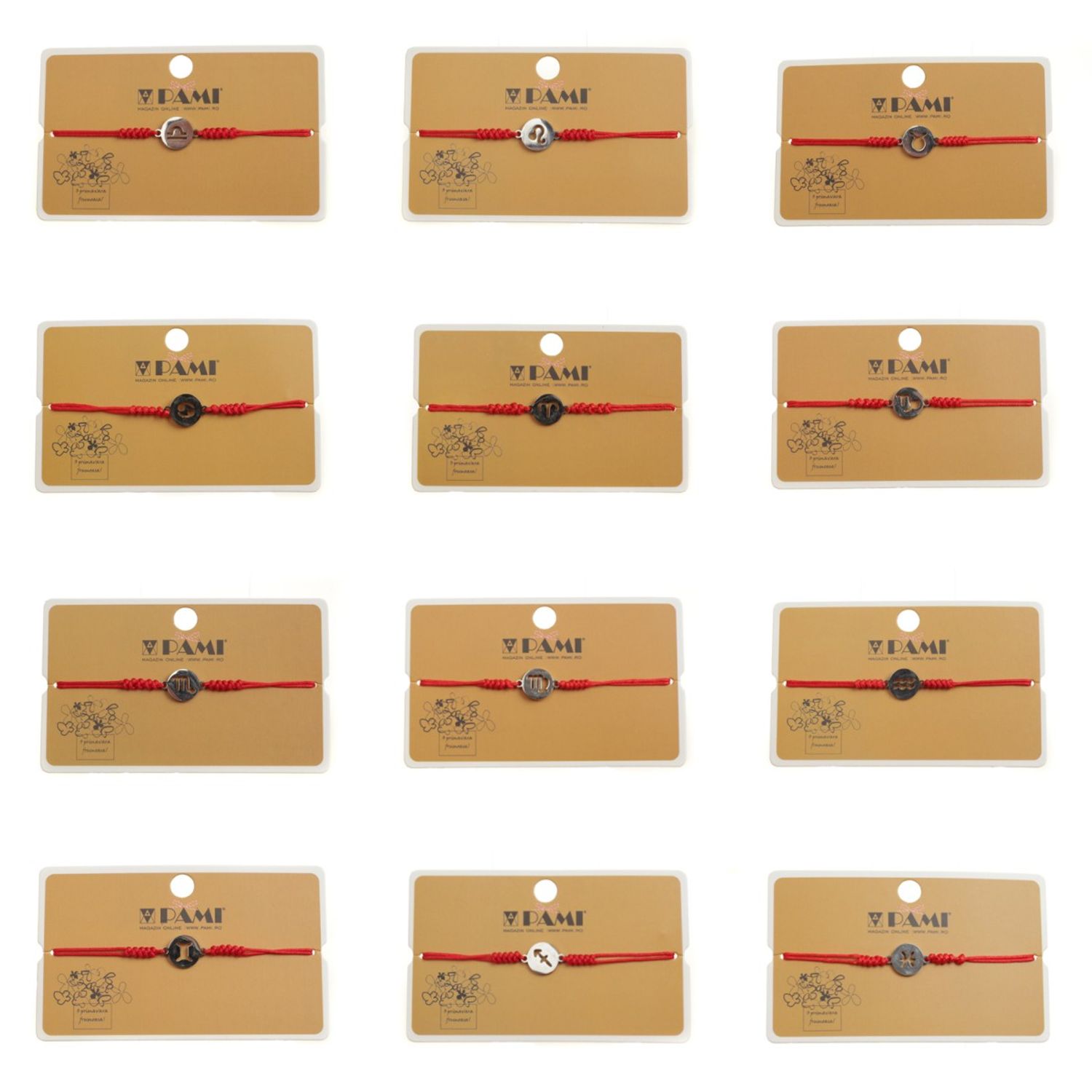 Set 12 bratari martisor, PAMI,BRA-B25 fotografia produsului