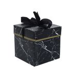 Set 2 cutii cadou PAMI, BX-621-337L, 22x22x22 cm, Alb / Negru fotografia produsului View 4 S