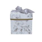 Set 2 cutii cadou PAMI, BX-621-337L, 22x22x22 cm, Alb / Negru fotografia produsului View 3 S