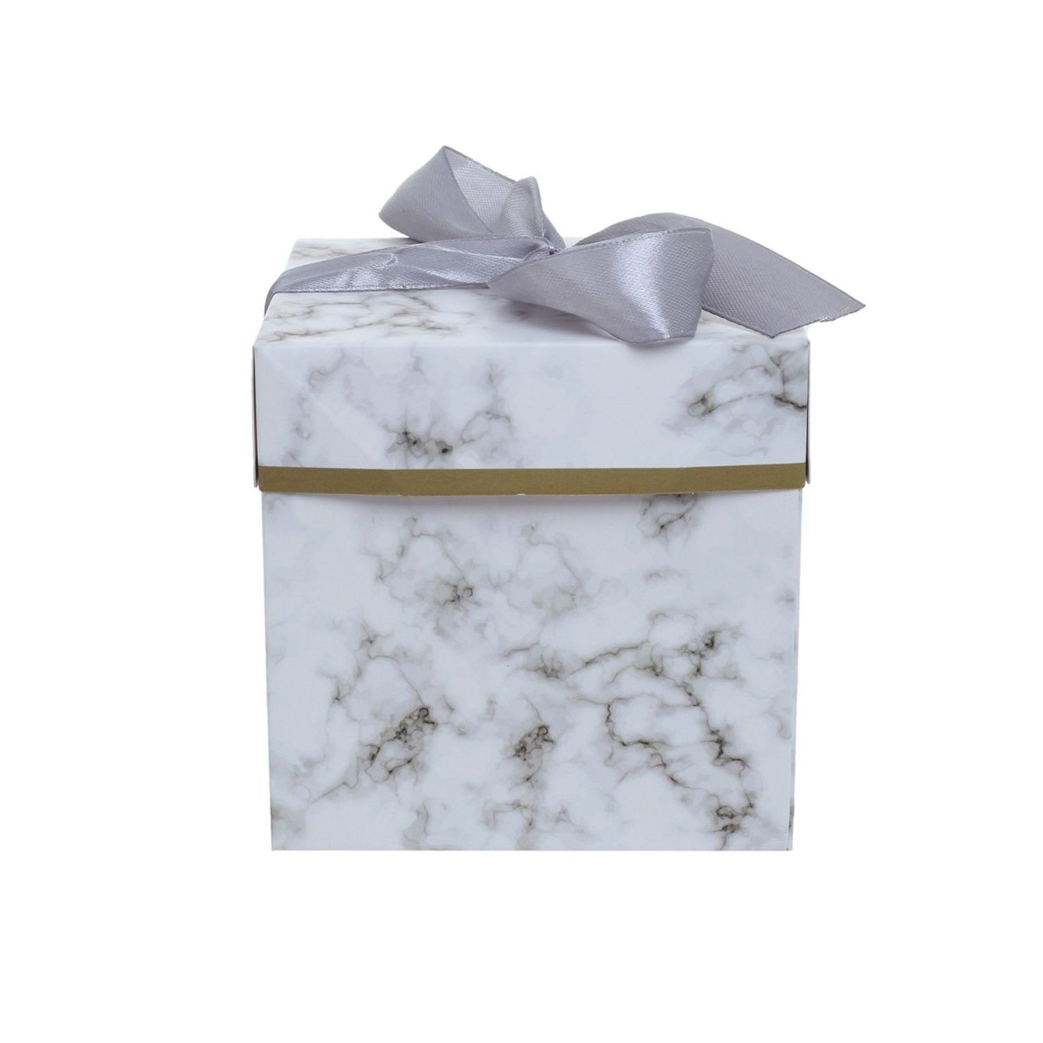 Set 2 cutii cadou PAMI, BX-621-337L, 22x22x22 cm, Alb / Negru fotografia produsului View 3 L