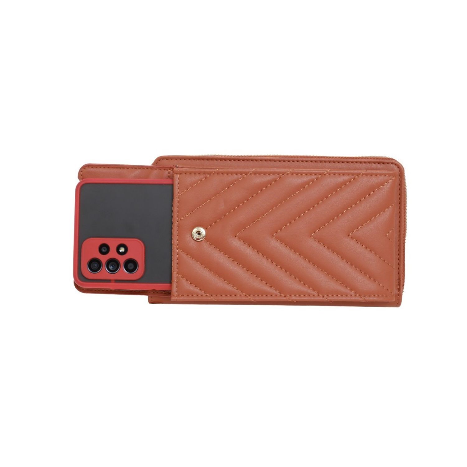 Poseta mini pentru telefon PAMI, PD-1221-376 Camel fotografia produsului View 4 L