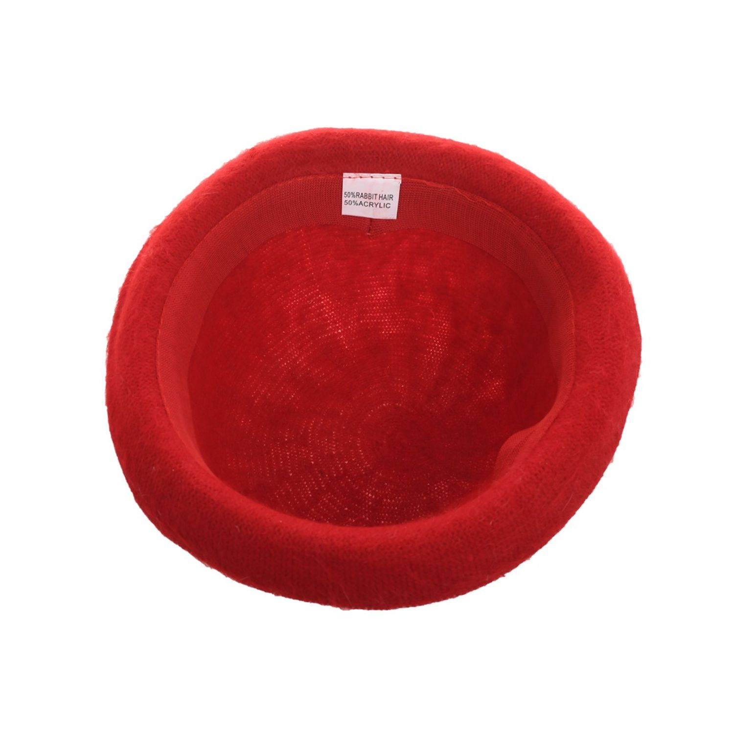 Palarie eleganta pentru fetite, Pami, PC-1022-01 Rosu fotografia produsului View 4 L