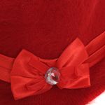 Palarie eleganta pentru fetite, Pami, PC-1022-01 Rosu fotografia produsului View 5 S