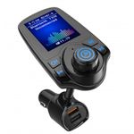 Modulator FM Techstar&reg; T10D, Wireless, Bluetooth 3.0, Microfon Integrat, Quick Charge 3.0, Slot MicroSD, AUX IN/OUT fotografia produsului View 8 S