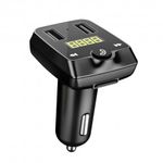 Modulator FM Techstar&reg; T22, Wireless, Bluetooth 4.2, Microfon Integrat, Quick Charge, Afisare Voltaj, Slot MicroSD fotografia produsului