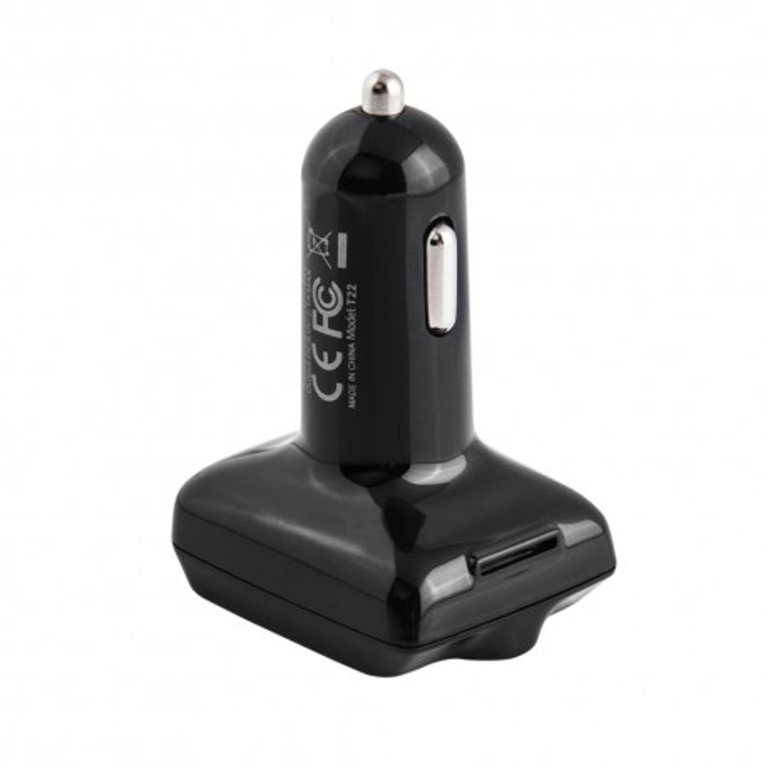 Modulator FM Techstar&reg; T22, Wireless, Bluetooth 4.2, Microfon Integrat, Quick Charge, Afisare Voltaj, Slot MicroSD fotografia produsului View 4 L