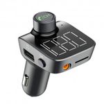 Modulator FM Techstar&reg; T15, Wireless, Bluetooth 5.0, Microfon Integrat, Quick Charge, Slot MicroSD, AUX IN, Voltaj Bat fotografia produsului View 6 S