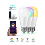 Bec Smart Techstar&reg; Wireless 2.4GHz, RGBW, 9W, E27, Lumina Calda, Lumina Rece fotografia produsului View 4 S