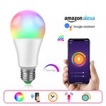 Bec Smart Techstar&reg; Wireless 2.4GHz, RGBW, 9W, E27, Lumina Calda, Lumina Rece fotografia produsului View 6 S