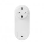Priza Smart Techstar&reg;, Wireless 2,4GHz, 2 x USB, Smart Home, Google Home. Amazon Echo, Alexa fotografia produsului View 2 S