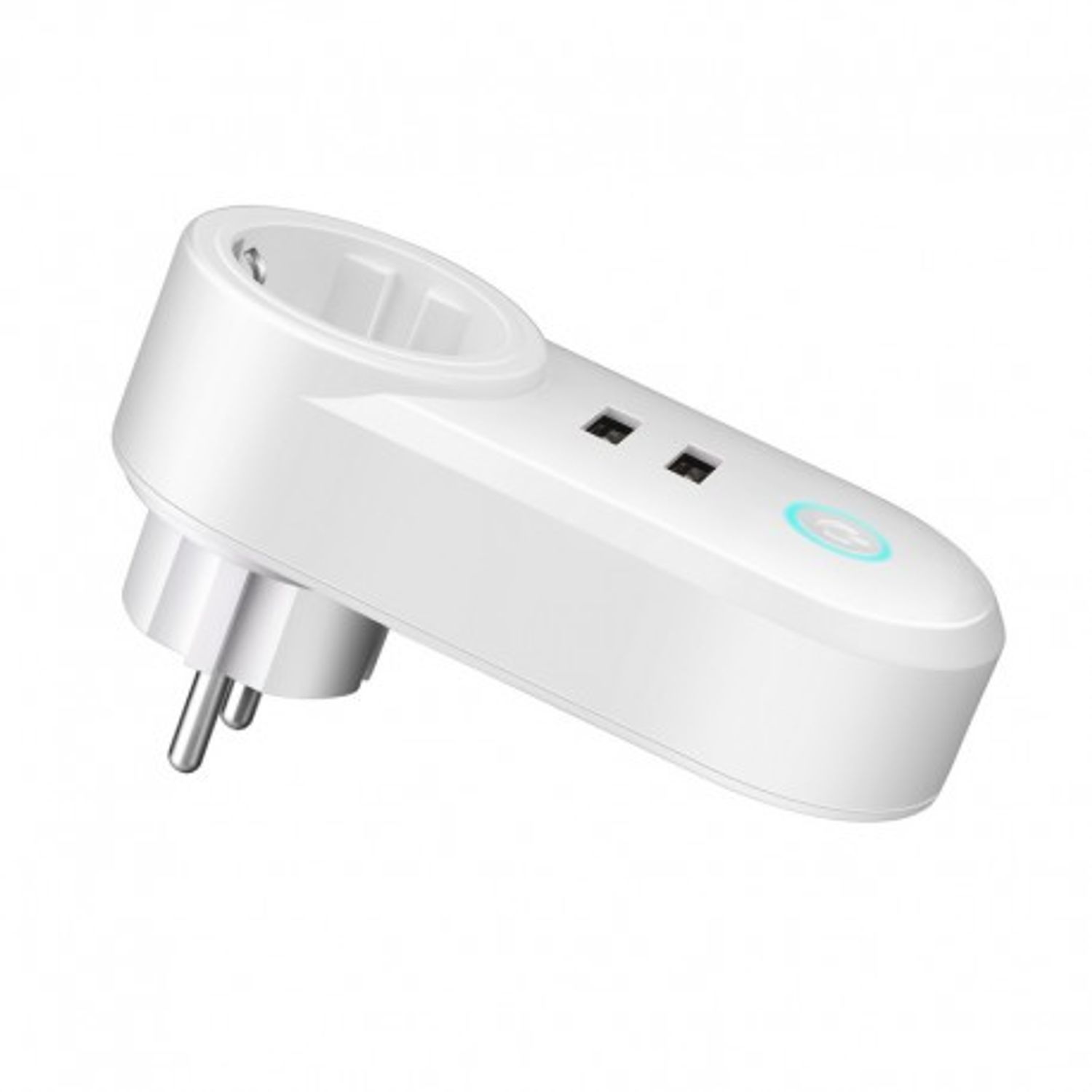 Priza Smart Techstar&reg;, Wireless 2,4GHz, 2 x USB, Smart Home, Google Home. Amazon Echo, Alexa fotografia produsului View 6 L