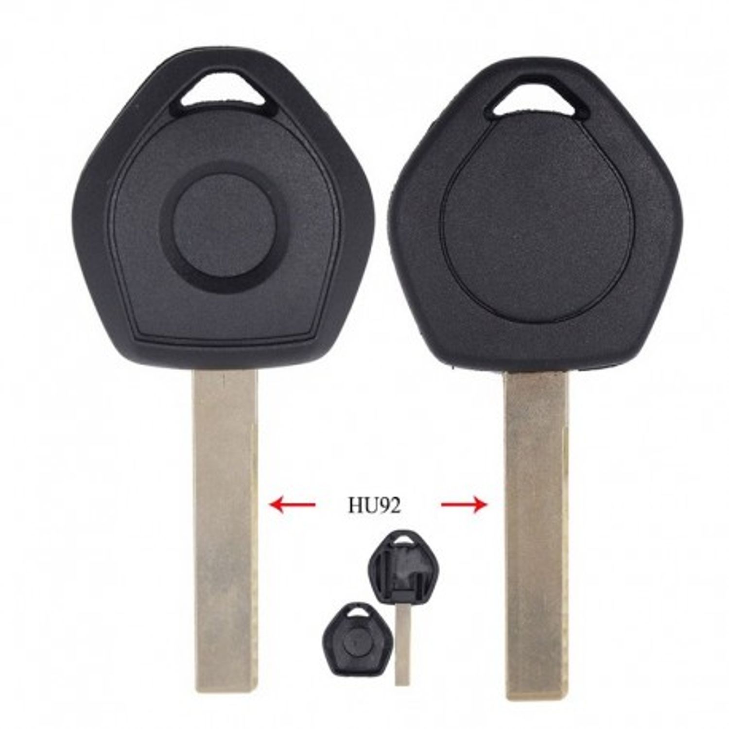 Cheie Auto Techstar&reg; BMW, Seria 3, 5, 7, Z, X,  ID44, HU92 fotografia produsului View 4 L