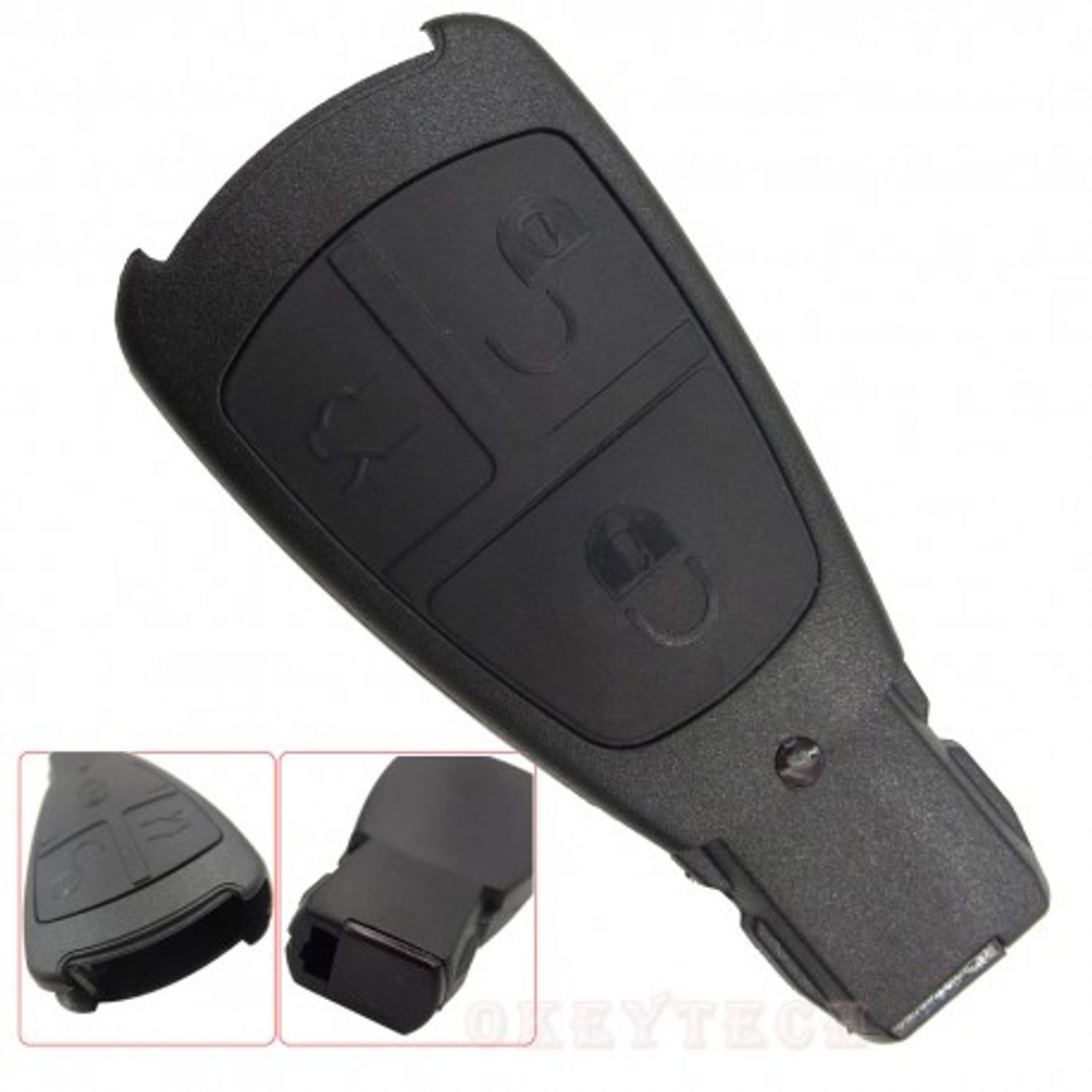 Carcasa Cheie Auto Techstar&reg;  Mercedes C Class, 3 Butoane fotografia produsului View 6 L