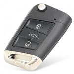 Carcasa Cheie Auto Techstar&reg; Skoda Octavia, Fabia, VW, 3 Butoane fotografia produsului View 4 S