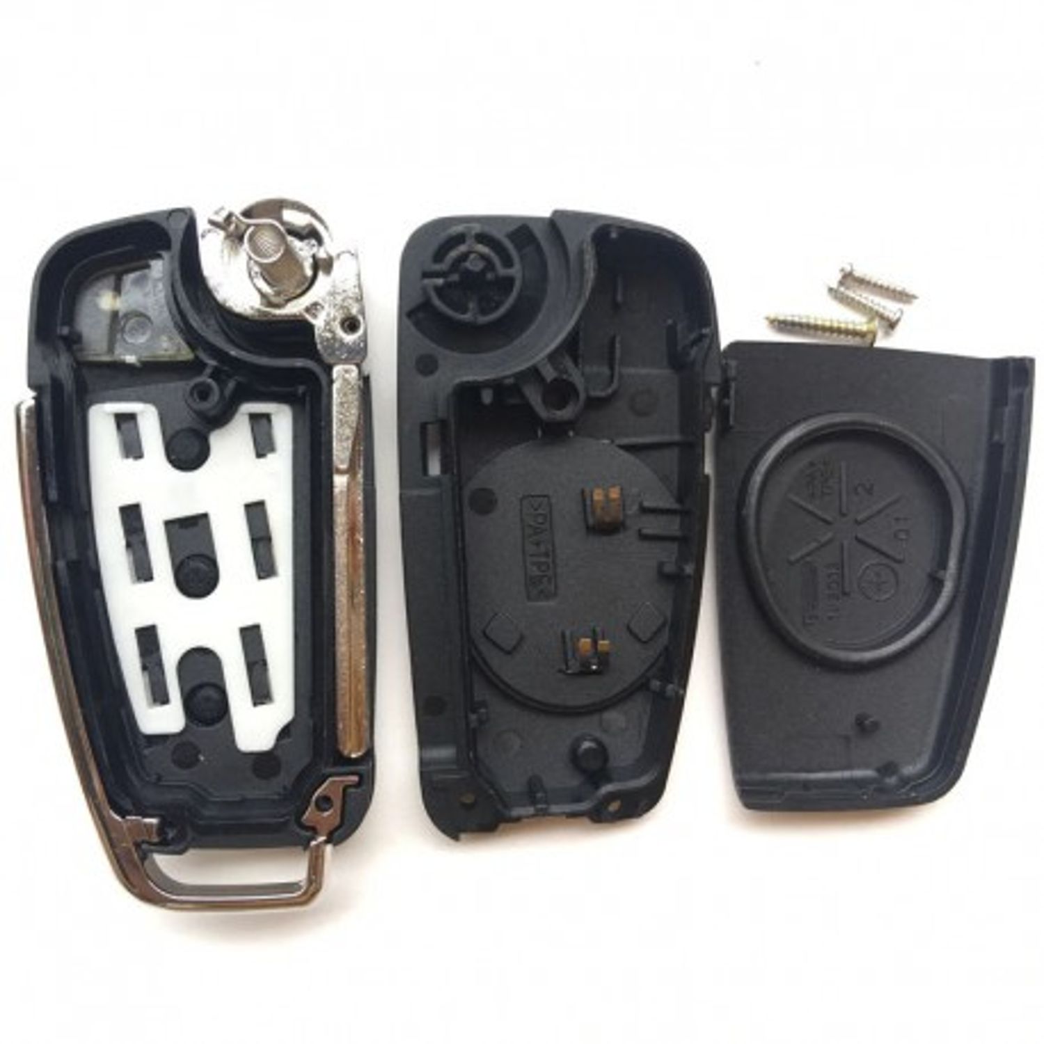 Carcasa Cheie Auto Techstar&reg; Audi A4, A3, A6, A8, TT, Q7, 3 Butoane fotografia produsului View 4 L