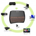Tastatura Wireless Techstar&reg; Vontar D8, Iluminata, 7 Culori, Android TV, PC, Smart fotografia produsului