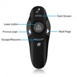 Telecomanda Wireless Techstar pentru Prezentare, cu pointer Laser, Butoane SlideShow, USB fotografia produsului View 3 S