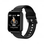 Ceas Smartwatch Techstar® T55 Negru, 1.3 inch IPS, Monitorizare Cardiaca, Tensiune, Sedentarism, Bluetooth 5.0 fotografia produsului View 6 S