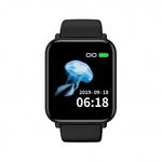 Ceas Smartwatch Techstar® T55 Negru, 1.3 inch IPS, Monitorizare Cardiaca, Tensiune, Sedentarism, Bluetooth 5.0 fotografia produsului View 5 S
