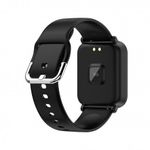 Ceas Smartwatch Techstar® T55 Negru, 1.3 inch IPS, Monitorizare Cardiaca, Tensiune, Sedentarism, Bluetooth 5.0 fotografia produsului View 3 S