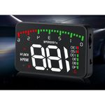 Ecran HUD Techstar&reg; Head-Up Display, Proiector Parbriz, Afisare Multiple Informatii, Conexiune OBD2 fotografia produsului View 3 S