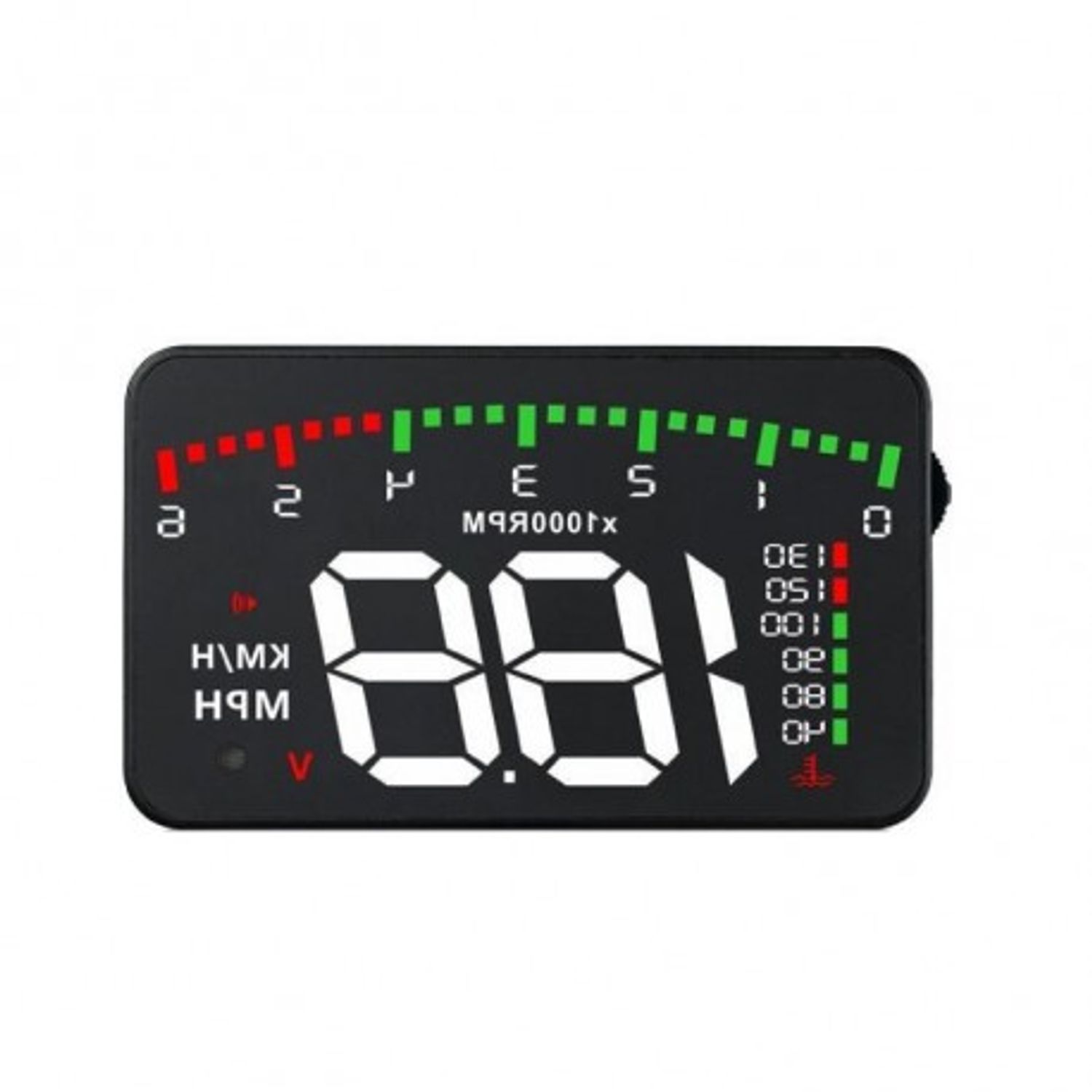 Ecran HUD Techstar&reg; Head-Up Display, Proiector Parbriz, Afisare Multiple Informatii, Conexiune OBD2 fotografia produsului View 5 L