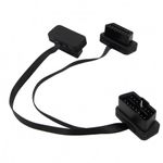 Prelungitor Cablu Techstar&reg;, Adaptor Auto 2 in 1 la OBD2 16 Pin, 30cm fotografia produsului View 7 S