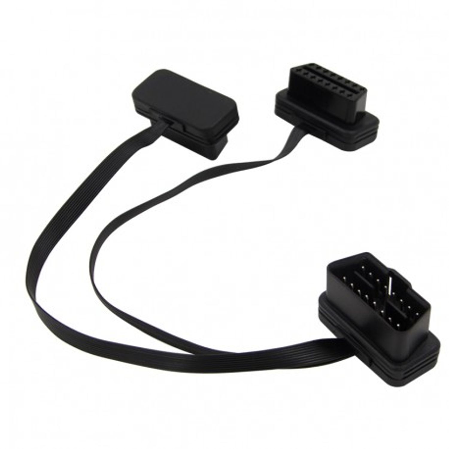 Prelungitor Cablu Techstar&reg;, Adaptor Auto 2 in 1 la OBD2 16 Pin, 30cm fotografia produsului View 7 L