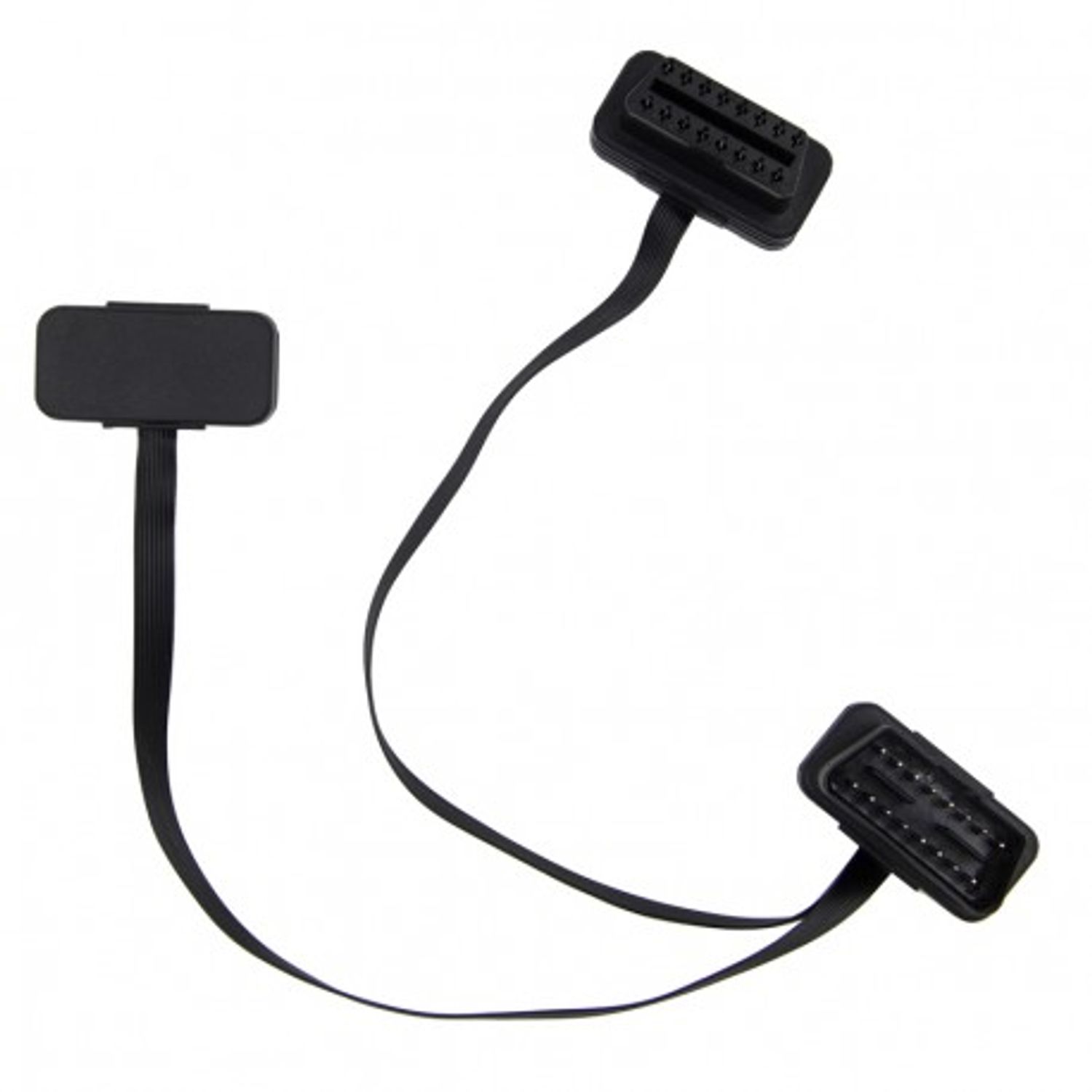 Prelungitor Cablu Techstar&reg;, Adaptor Auto 2 in 1 la OBD2 16 Pin, 30cm fotografia produsului View 9 L