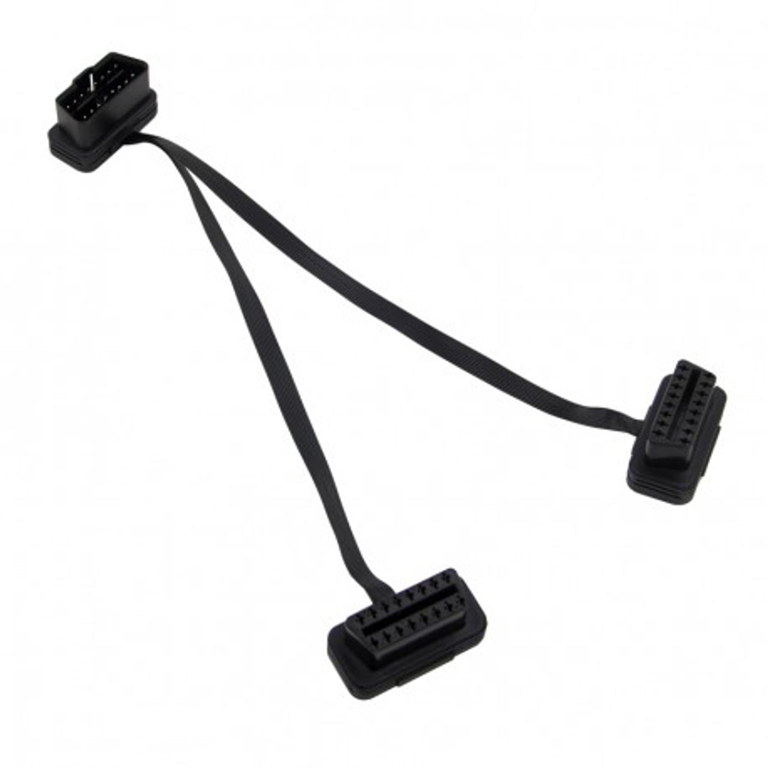 Prelungitor Cablu Techstar&reg;, Adaptor Auto 2 in 1 la OBD2 16 Pin, 30cm fotografia produsului View 10 L