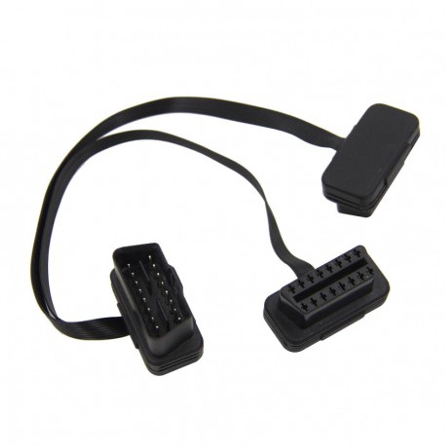 Prelungitor Cablu Techstar&reg;, Adaptor Auto 2 in 1 la OBD2 16 Pin, 30cm fotografia produsului View 11 L