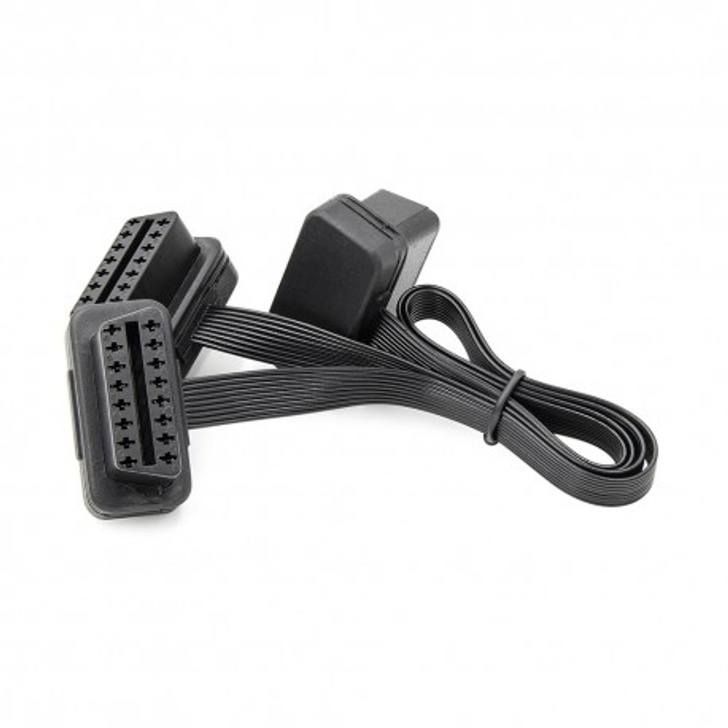Prelungitor Cablu Techstar&reg;, Adaptor Auto 2 in 1 la OBD2 16 Pin, 30cm fotografia produsului View 4 L