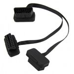 Prelungitor Cablu Techstar&reg;, Adaptor Auto 2 in 1 la OBD2 16 Pin, 30cm fotografia produsului View 12 S