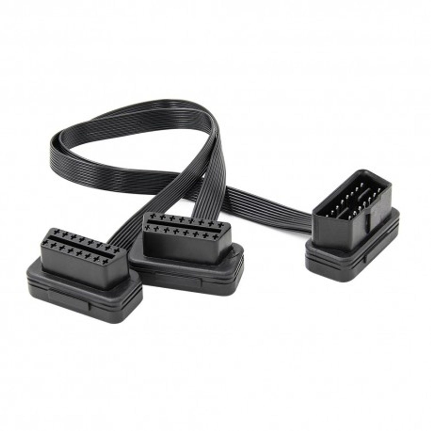 Prelungitor Cablu Techstar&reg;, Adaptor Auto 2 in 1 la OBD2 16 Pin, 30cm fotografia produsului View 13 L