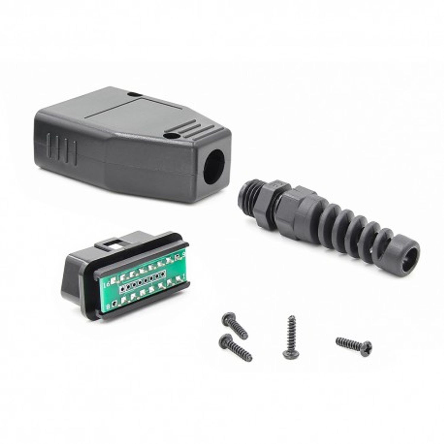 Cablu Adaptor Auto Universal DIY, la OBD2 16 Pin, J1962 fotografia produsului View 6 L