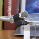 Microfon Super Mini Techstar&reg;, Stereo, Pentru Telefon, Laptop, Tableta, Interviu, Portabil, 90&deg; Mobil fotografia produsului View 6 S